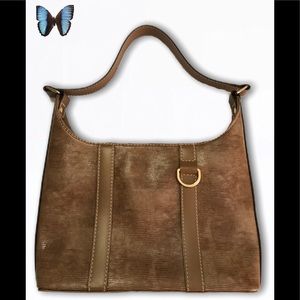 🔥Lancel🔥 NEW Vintage Brown Snake Skin Purse